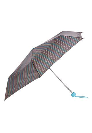 Multicoloured Striped Mini Umbrella