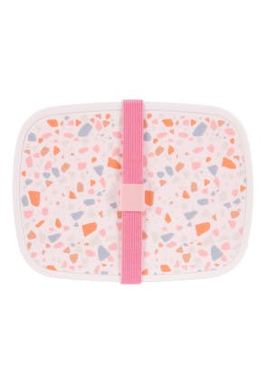 Pink Patterned Lunch Box