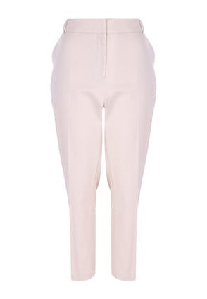 Womens Stone Cotton Trousers