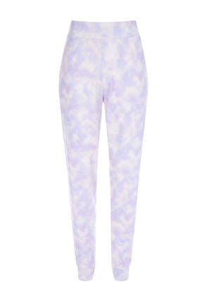 Womens Lilac Tie Dye Pyjama Bottoms