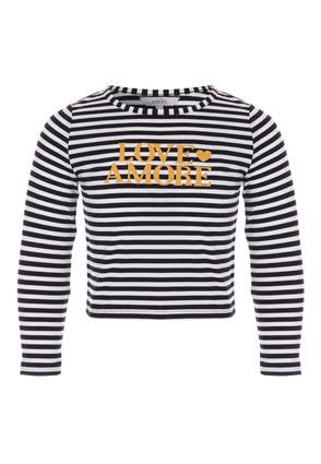 Younger Girls Striped Amore Top