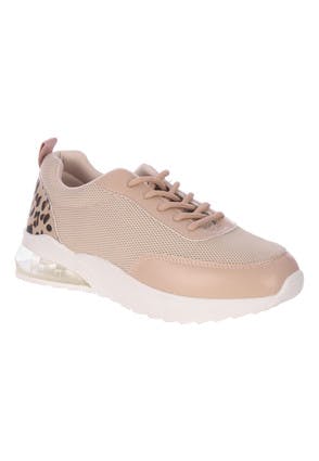 Womens Pink Bubble Sole Runner Trainers