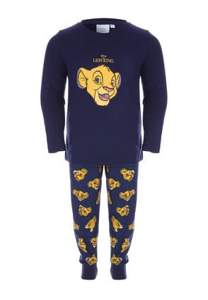 Younger Boys Navy Lion King Pyjama Set
