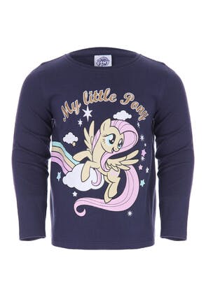 younger girls navy glitter my little pony top