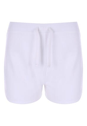 Older Girls White Casual Shorts
