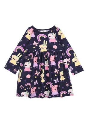 Baby Girls Navy Peppa Pig Dress