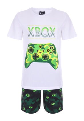 Older Boys Green XBOX Pyjama Set