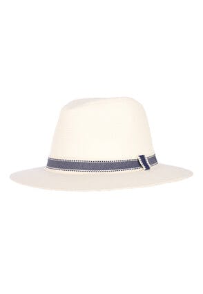 Mens Straw Plain Band Panama Hat