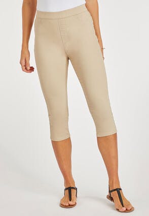 Womens Stone Cropped Kate Jeggings