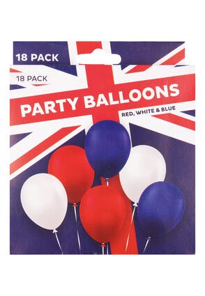 Jubilee Red White and Blue Balloons