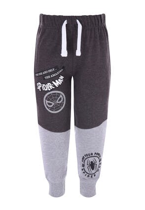 Younger Boys Grey Spider-Man Joggers