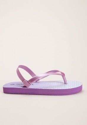 Younger Girls Lilac Mermaid Flip Flop