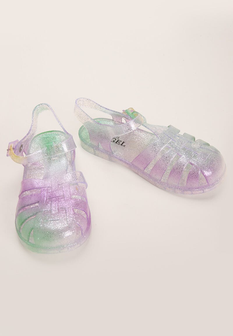 Seed Heritage Glitter Daisy Jelly Sandals In Pink | MYER