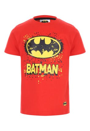 Younger Boys Red Batman T-Shirt 