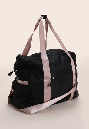 Womens Black & Pink Cabin Bag 