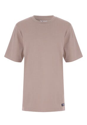 Older Boys Taupe Premium Over Sized T-Shirt
