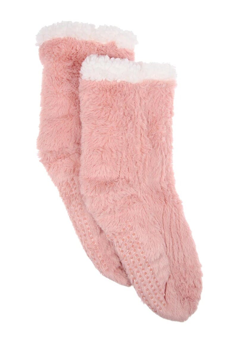 Girls Grey Sloth Fluffy Slipper Socks | New Look