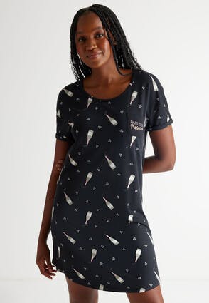 Women's Black Nighties