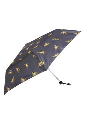 Womens Black Bee Umbrella