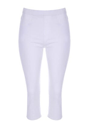  Womens White Kate Shaper Crop Jegging